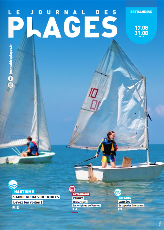 Couverture du Journal des Plages Bretagne Sud 3 au 17 août