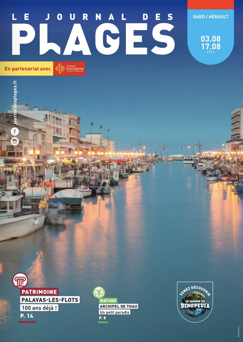 Couverture du Journal des Plages Gard / Hérault 3 au 17 août