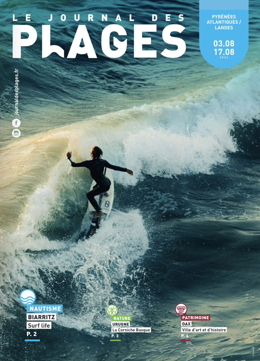 Couverture du Journal des Plages Pyrénées Atlantiques Landes 3 au 17 août