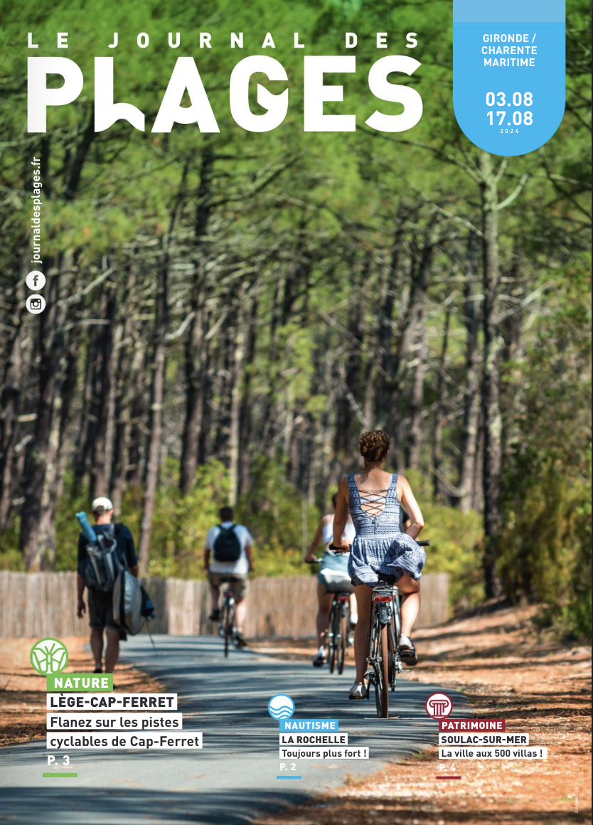 Couverture du Journal des Plages GIRONDE / CHARENTE MARITIME 3 au 17 août