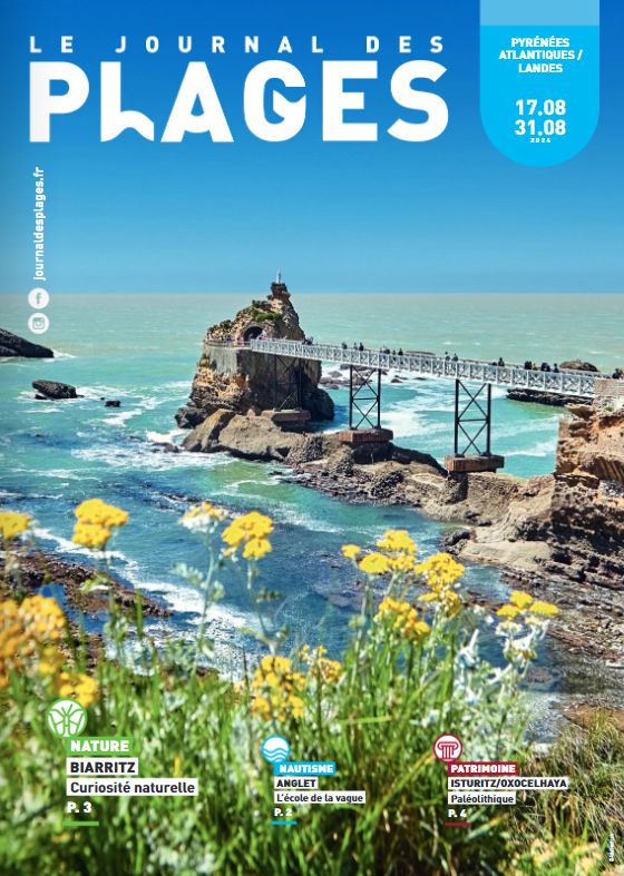 Couverture du Journal des Plages Pyrénées Atlantiques Landes 3 au 17 août